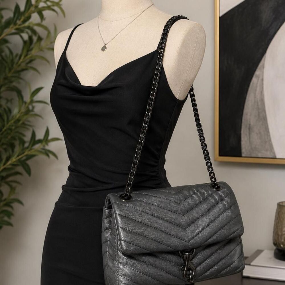 Rebecca-minkoff Women's Black and Grey Bag